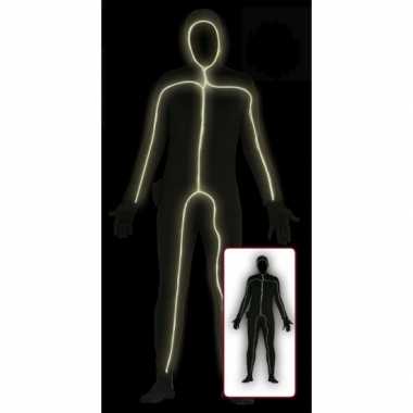 Lichtgevende morphsuit volwassenen kopen
