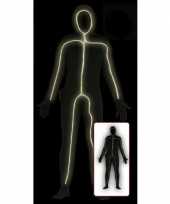 Lichtgevende morphsuit volwassenen